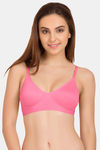 Tweens Double Layered Non-Wired Full Coverage T-Shirt Bra - Baby Pink — thumbnail 1